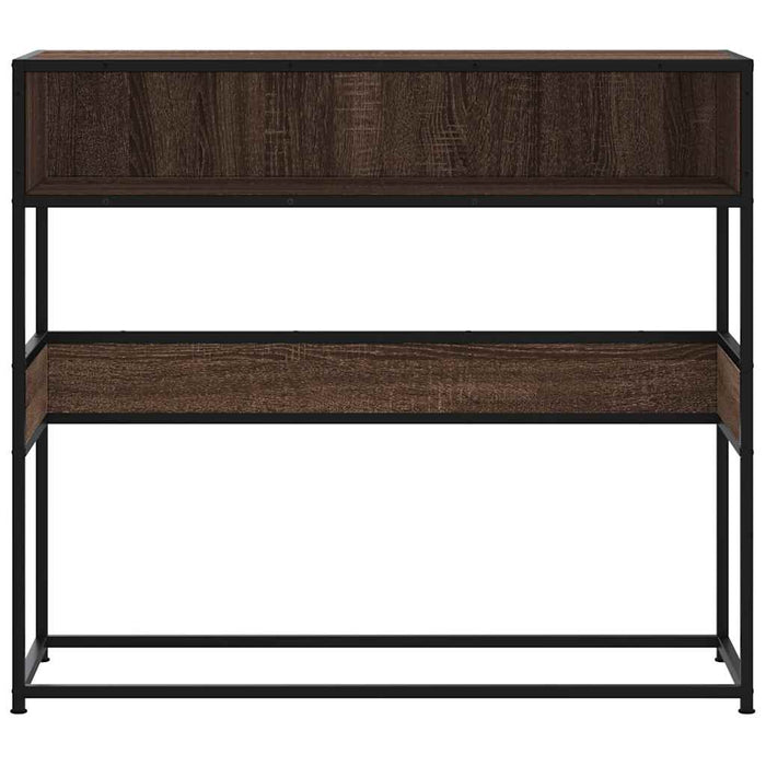 Măsuță consolă, stejar maro, 90x35x80 cm, lemn prelucrat - WALTI WALTI