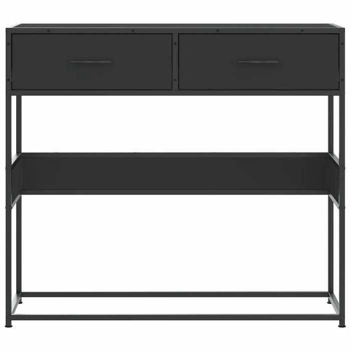 Măsuță consolă, negru, 90x35x80 cm, lemn prelucrat - WALTI WALTI