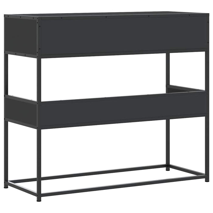 Măsuță consolă, negru, 90x35x80 cm, lemn prelucrat - WALTI WALTI