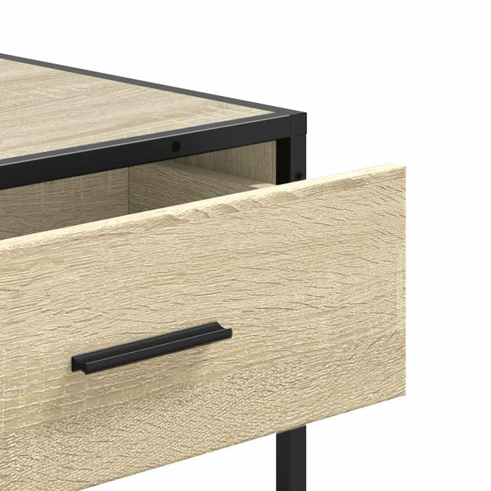 Măsuță consolă, stejar sonoma, 90x35x80 cm, lemn prelucrat - WALTI WALTI