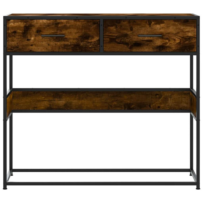 Măsuță consolă, stejar fumuriu, 90x35x80 cm, lemn prelucrat - WALTI WALTI