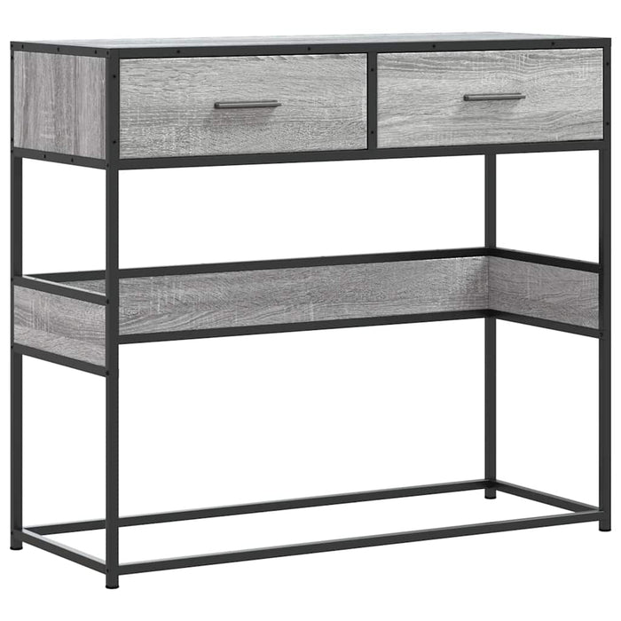 Măsuță consolă, gri sonoma, 90x35x80 cm, lemn prelucrat - WALTI WALTI