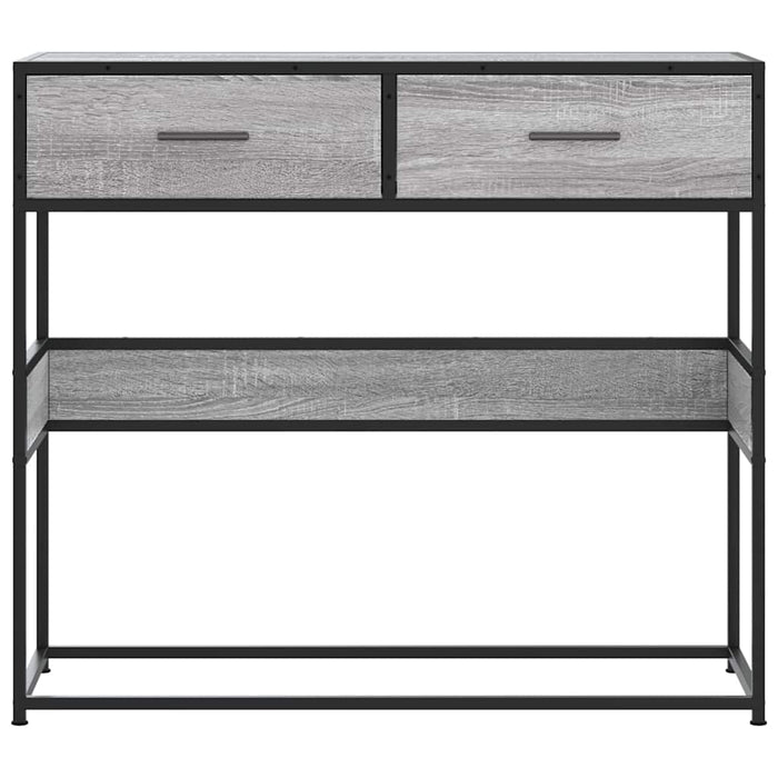 Măsuță consolă, gri sonoma, 90x35x80 cm, lemn prelucrat - WALTI WALTI