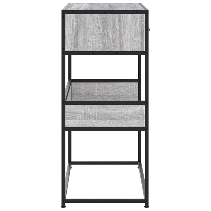 Măsuță consolă, gri sonoma, 90x35x80 cm, lemn prelucrat - WALTI WALTI