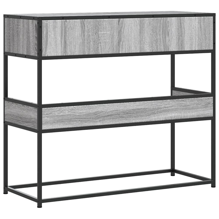Măsuță consolă, gri sonoma, 90x35x80 cm, lemn prelucrat - WALTI WALTI