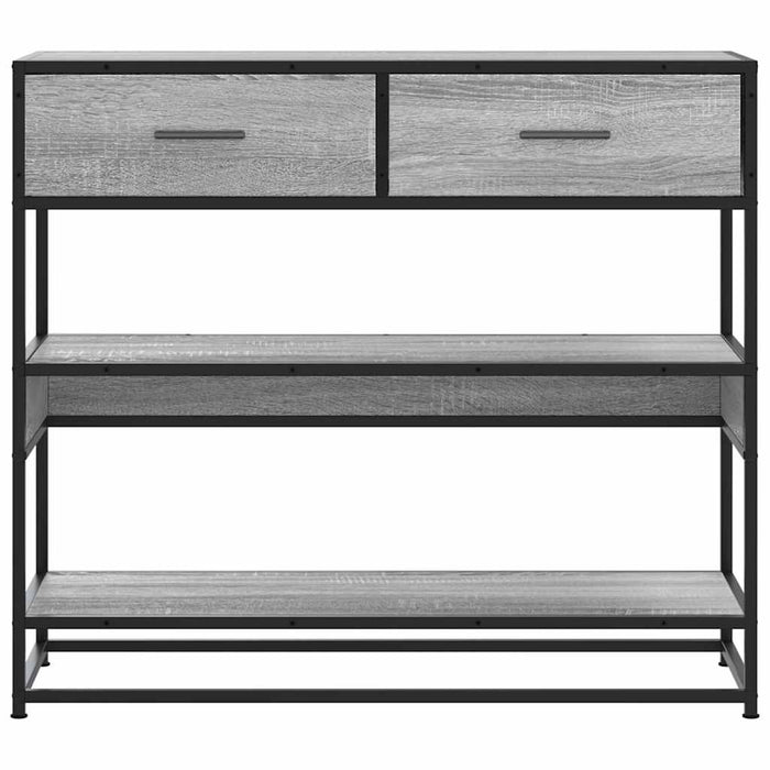 Măsuță consolă, gri sonoma, 90x35x80 cm, lemn prelucrat - WALTI WALTI