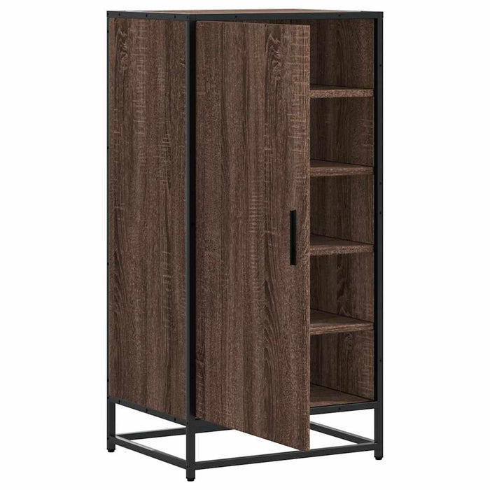Suport pantofi Stejar maro 48x38x97,5 cm Lemn prelucrat - WALTI WALTI