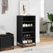 Suport pentru pantofi negru 48x38x97,5 cm Lemn prelucrat - WALTI WALTI