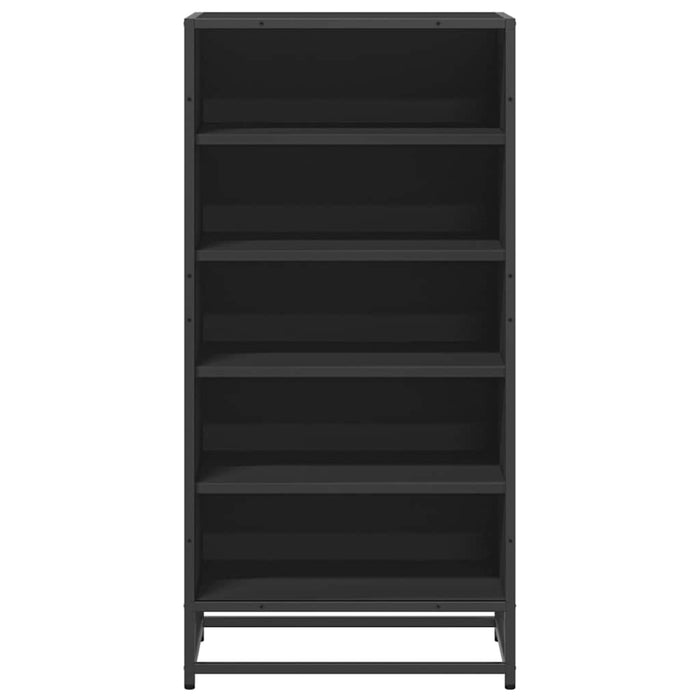 Suport pentru pantofi negru 48x38x97,5 cm Lemn prelucrat - WALTI WALTI