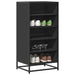 Suport pentru pantofi negru 48x38x97,5 cm Lemn prelucrat - WALTI WALTI