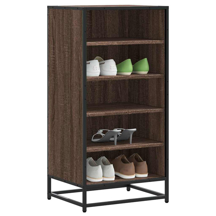 Suport pantofi Stejar maro 48x38x97,5 cm Lemn prelucrat - WALTI WALTI