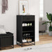 Suport pentru pantofi negru 48x38x97,5 cm Lemn prelucrat - WALTI WALTI