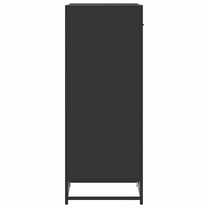 Suport pentru pantofi negru 48x38x97,5 cm Lemn prelucrat - WALTI WALTI