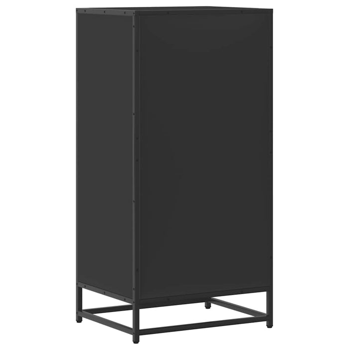 Suport pentru pantofi negru 48x38x97,5 cm Lemn prelucrat - WALTI WALTI