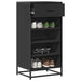 Suport pentru pantofi negru 48x38x97,5 cm Lemn prelucrat - WALTI WALTI