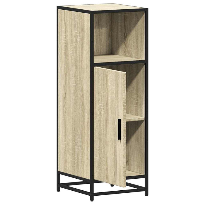 Dulap de baie, stejar sonoma, 35x37,5x100 cm, lemn prelucrat - WALTI WALTI