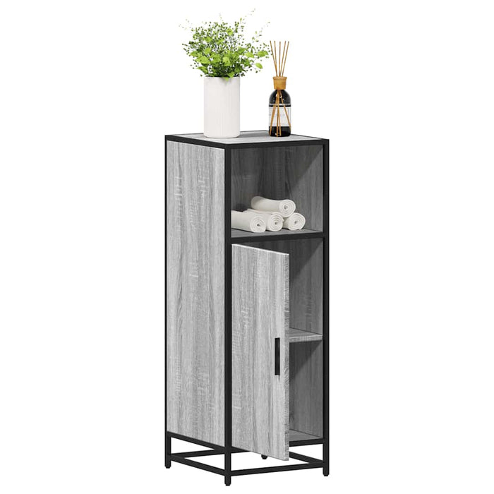 Dulap de baie, gri sonoma, 65x33x60 cm, lemn prelucrat - WALTI WALTI