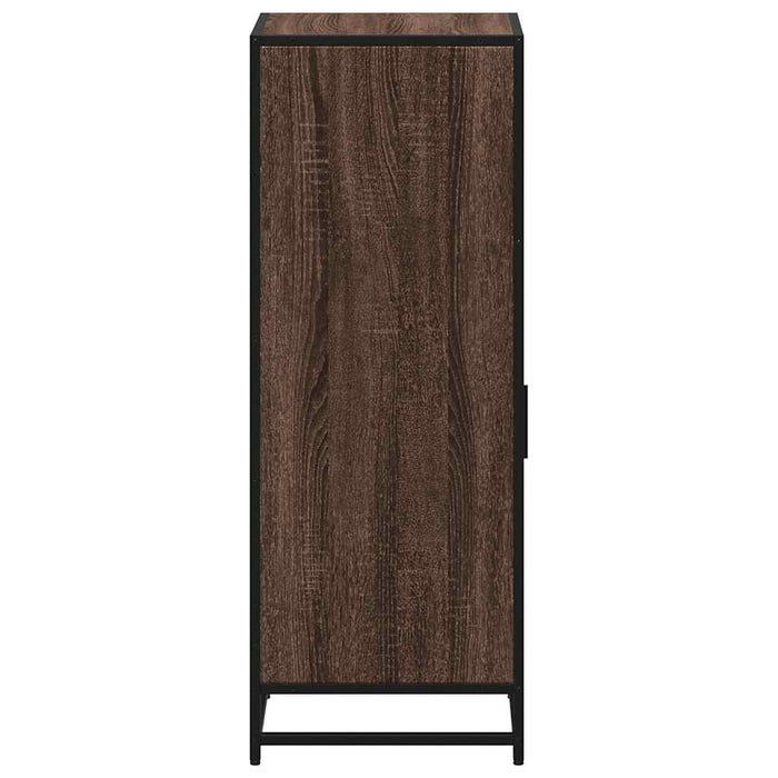 Dulap de baie, stejar maro, 35x37,5x100 cm, lemn prelucrat - WALTI WALTI