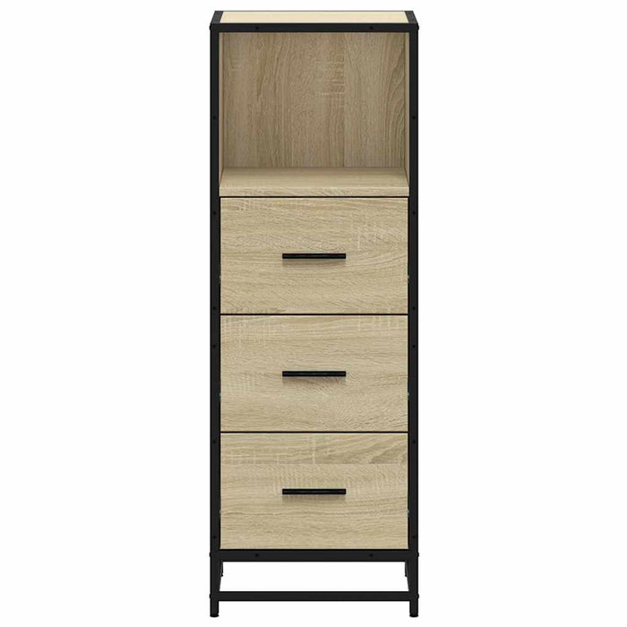 Dulap de baie stejar Sonoma 35x37,5x100 cm lemn prelucrat - WALTI WALTI