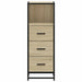 Dulap de baie stejar Sonoma 35x37,5x100 cm lemn prelucrat - WALTI WALTI