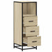 Dulap de baie stejar Sonoma 35x37,5x100 cm lemn prelucrat - WALTI WALTI