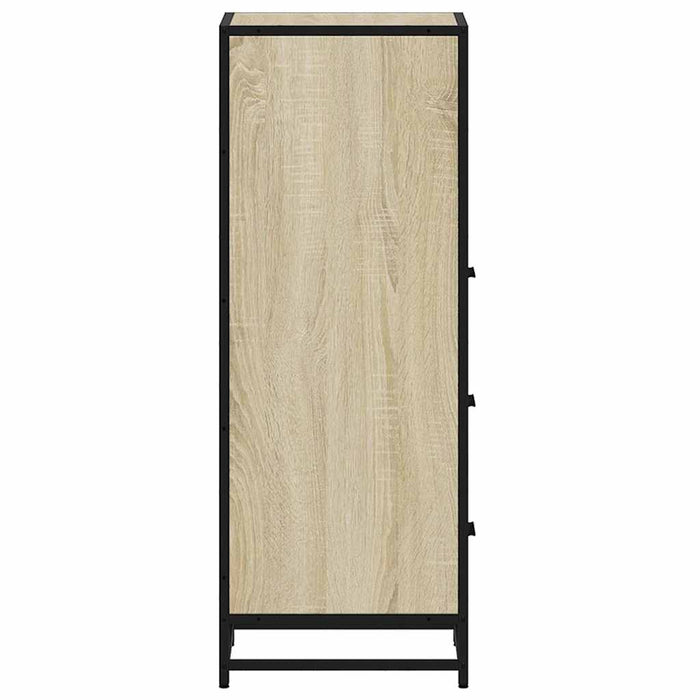 Dulap de baie stejar Sonoma 35x37,5x100 cm lemn prelucrat - WALTI WALTI