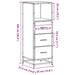 Dulap de baie stejar Sonoma 35x37,5x100 cm lemn prelucrat - WALTI WALTI