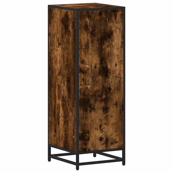 Dulap de baie, stejar afumat, 35x37,5x100 cm, lemn prelucrat - WALTI WALTI