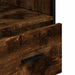 Dulap de baie, stejar afumat, 35x37,5x100 cm, lemn prelucrat - WALTI WALTI