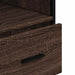 Dulap de baie, stejar maro, 35x37,5x100 cm, lemn prelucrat - WALTI WALTI