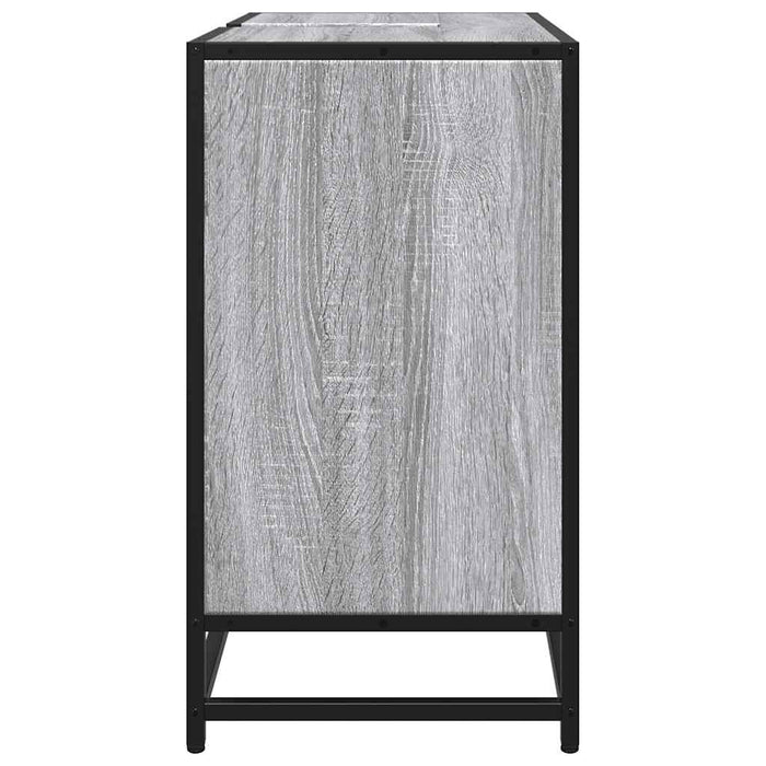 Dulap pentru chiuvetă de baie gri Sonoma 65x33x60 cm lemn - WALTI WALTI