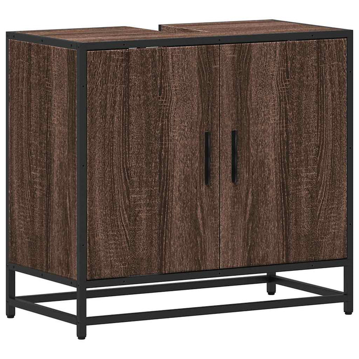 Dulap pentru chiuvetă de baie stejar maro 65x33x60 cm lemn - WALTI WALTI