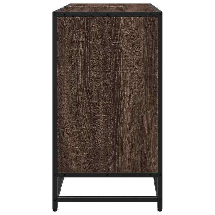 Dulap pentru chiuvetă de baie stejar maro 65x33x60 cm lemn - WALTI WALTI