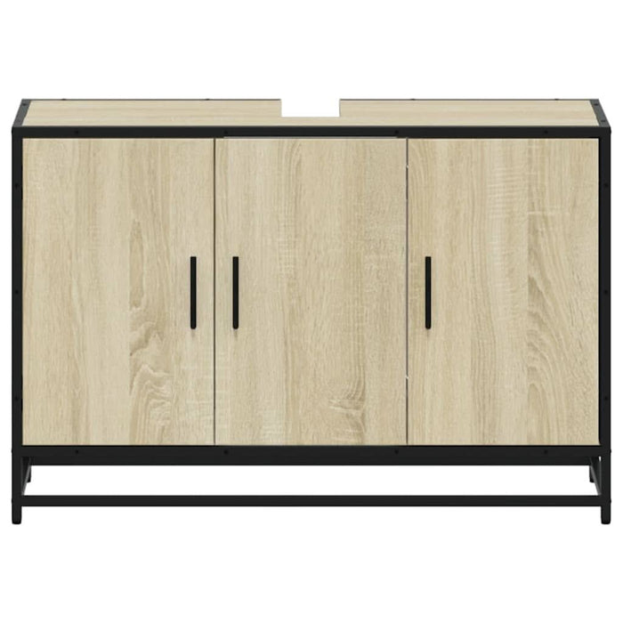 Dulap pentru chiuveta de baie stejar Sonoma 90x33x60 cm lemn - WALTI WALTI