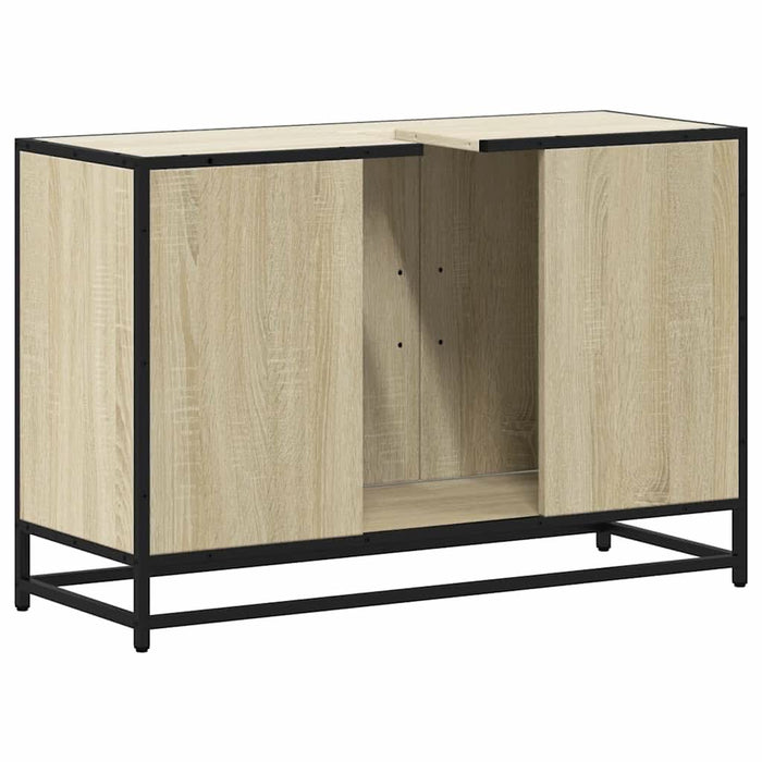 Dulap pentru chiuveta de baie stejar Sonoma 90x33x60 cm lemn - WALTI WALTI