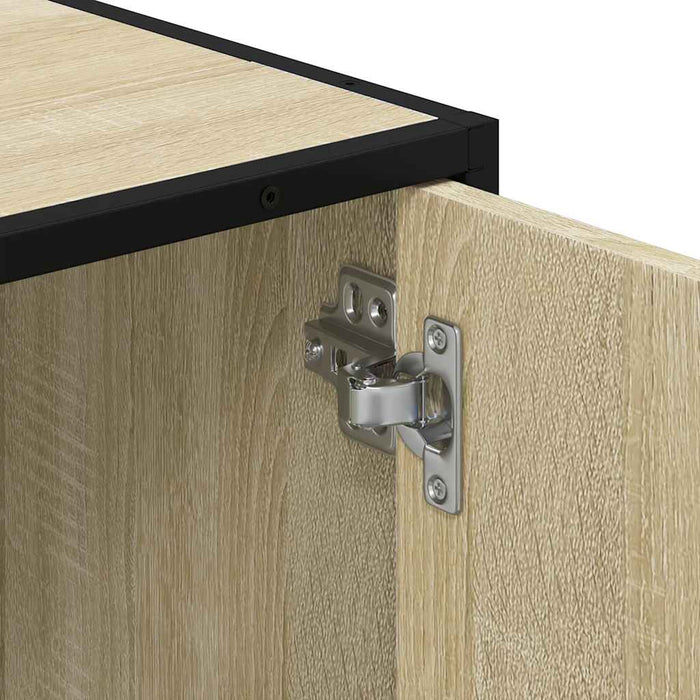 Dulap pentru chiuveta de baie stejar Sonoma 90x33x60 cm lemn - WALTI WALTI