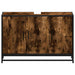 Dulap pentru chiuveta de baie stejar afumat 90x33x60 cm lemn - WALTI WALTI