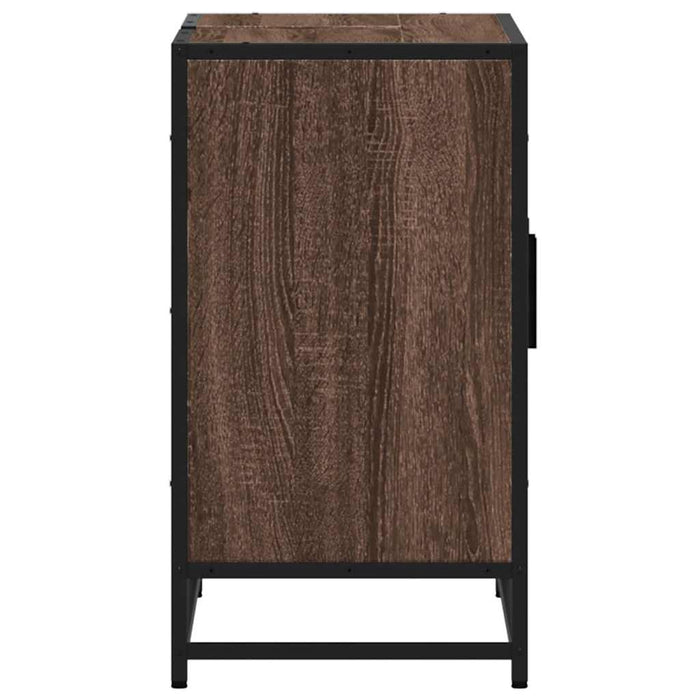 Dulap pentru chiuvetă de baie stejar maro 90x33x60 cm lemn - WALTI WALTI