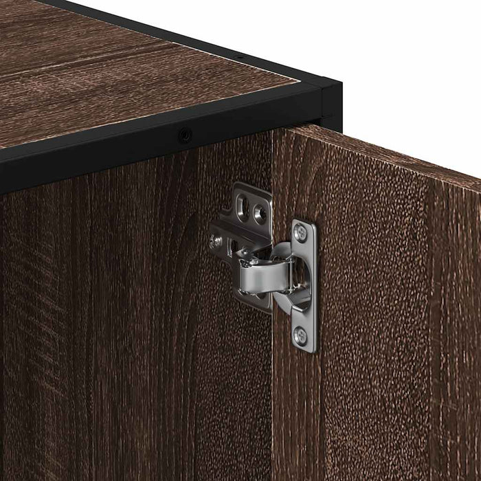 Dulap pentru chiuvetă de baie stejar maro 90x33x60 cm lemn - WALTI WALTI