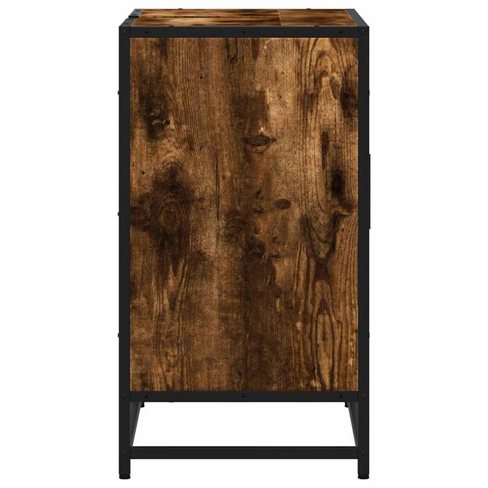 Dulap pentru chiuvetă de baie stejar afumat 65x33x60 cm lemn - WALTI WALTI