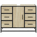 Dulap chiuveta de baie, stejar sonoma, 80x33x60cm lemn compozit - WALTI WALTI