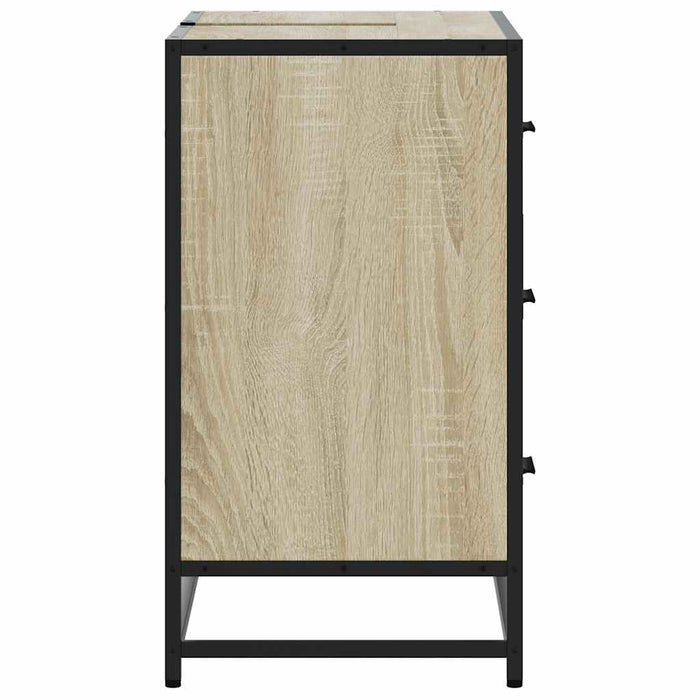 Dulap chiuveta de baie, stejar sonoma, 80x33x60cm lemn compozit - WALTI WALTI