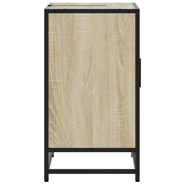 Dulap de chiuvetă baie stejar sonoma 65x33x60 cm lemn prelucrat - WALTI WALTI
