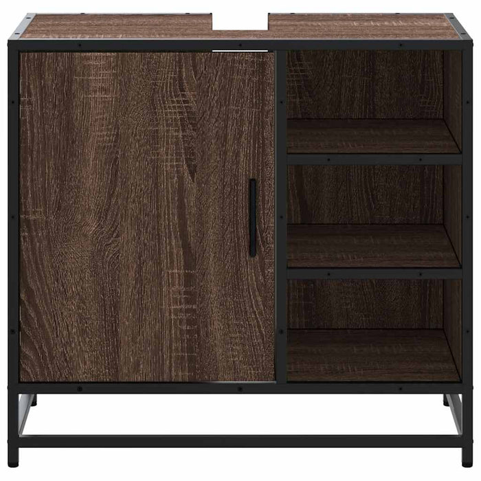 Dulap pentru chiuvetă de baie stejar maro 65x33x60 cm lemn - WALTI WALTI