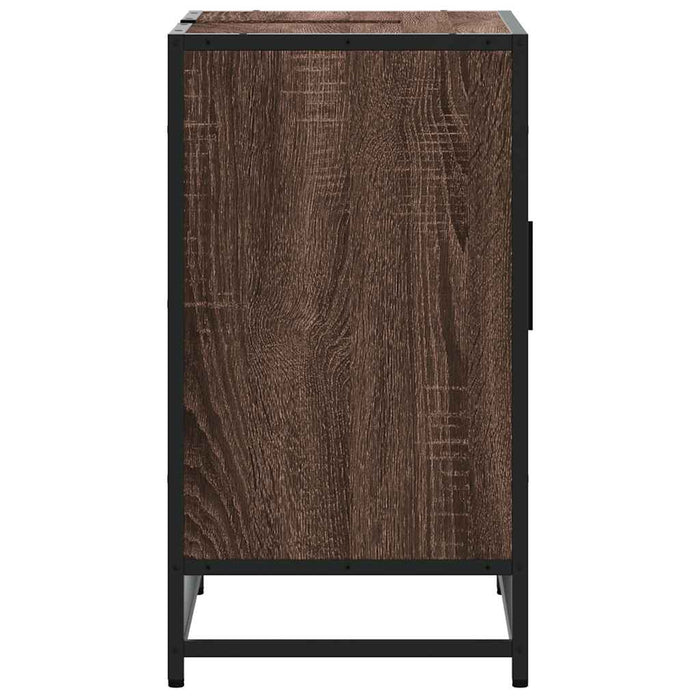 Dulap pentru chiuvetă de baie stejar maro 65x33x60 cm lemn - WALTI WALTI