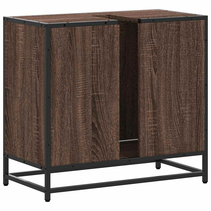 Dulap pentru chiuvetă de baie stejar maro 65x33x60 cm lemn - WALTI WALTI