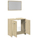 Set mobilier de baie, 2 piese, stejar sonoma, lemn prelucrat - WALTI WALTI