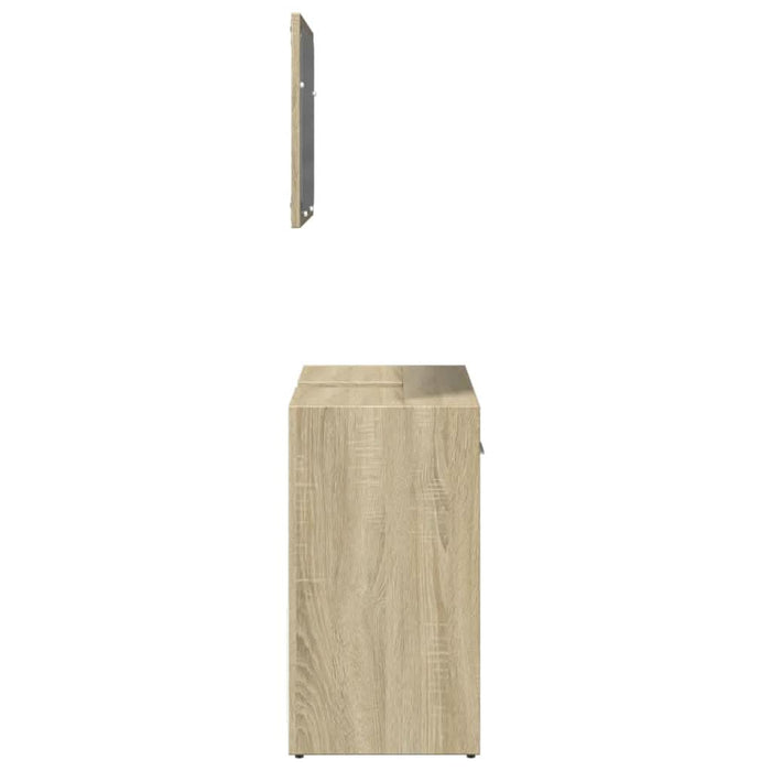 Set mobilier de baie, 2 piese, stejar sonoma, lemn prelucrat - WALTI WALTI