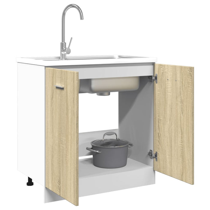 Dulap inferior “Lyon”, stejar sonoma, 80x46x81,5 cm WALTI
