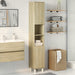 Dulap de baie, stejar sonoma, 30,5x30x179 cm, lemn prelucrat - WALTI WALTI